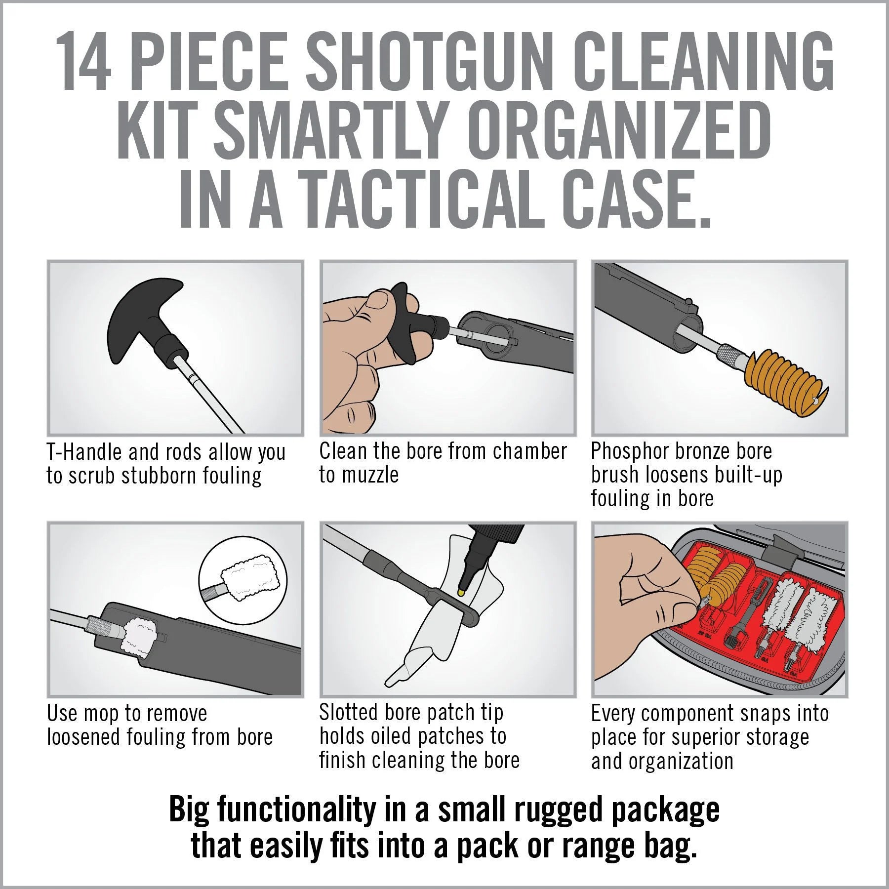 Tactical Trophy | Real Avid Gun Boss Cleaning Kit - Shotgun