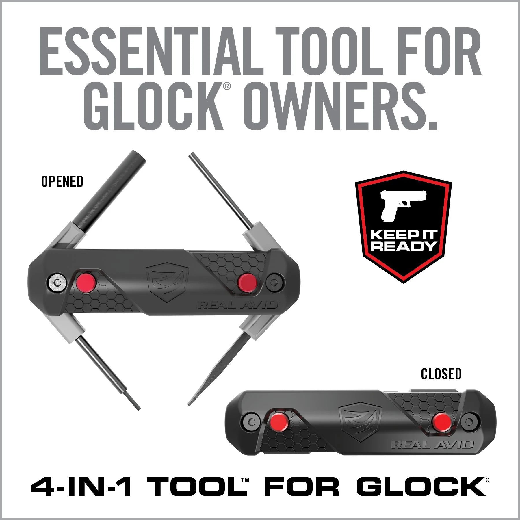 Tactical Trophy | Real Avid 4-in-1 Tool - Glock