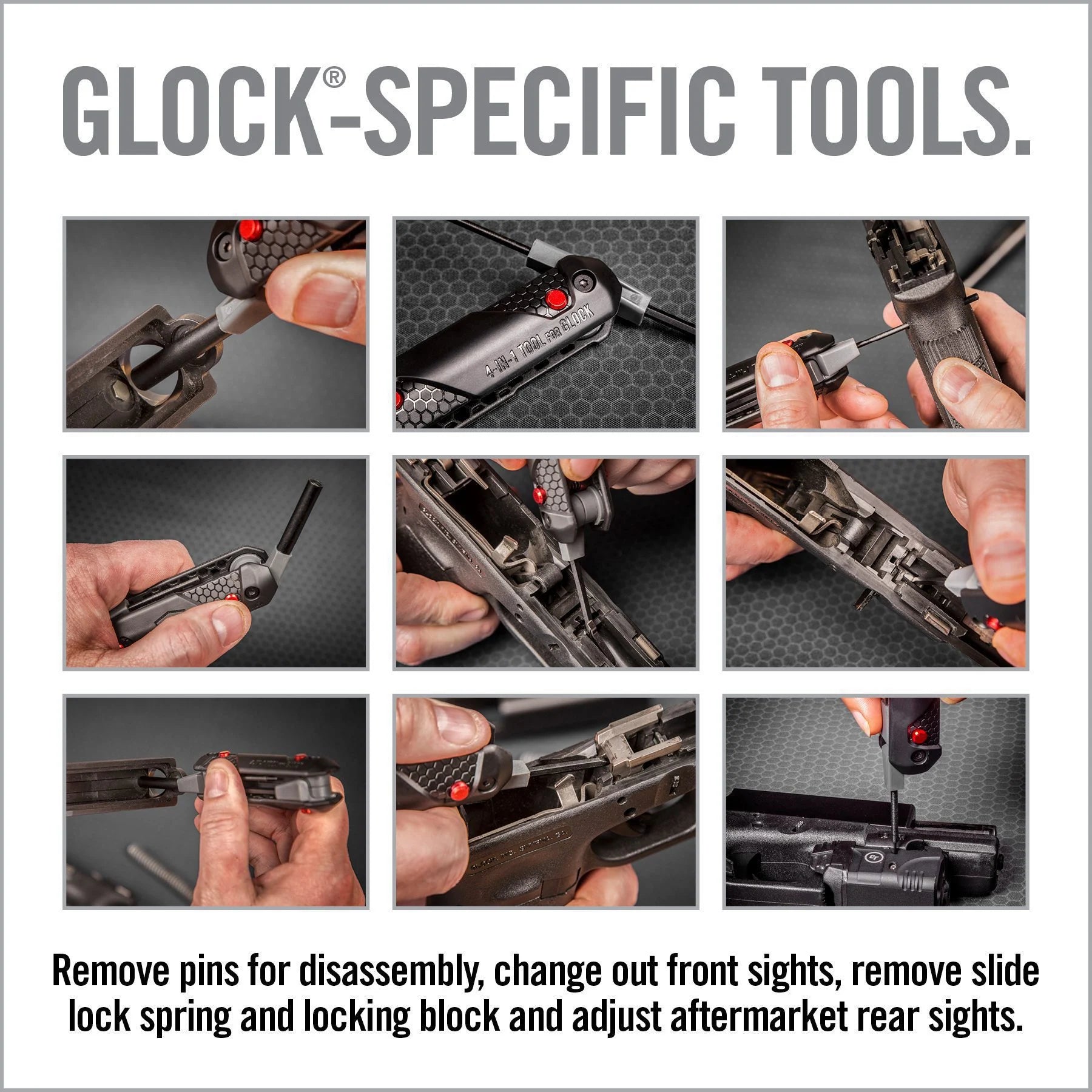 Tactical Trophy | Real Avid 4-in-1 Tool - Glock