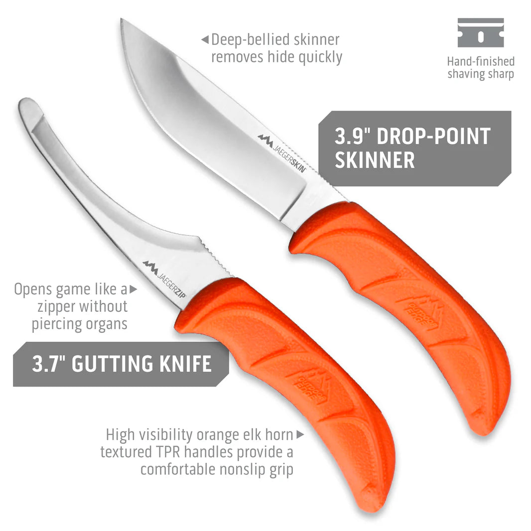 Tactical Trophy | Outdoor Edge Knife Set Jaeger Pak