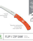 Tactical Trophy | Outdoor Edge Saw Flip N' Zip Orange