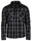 Langarm Lumber Winter Schwarz/Grau